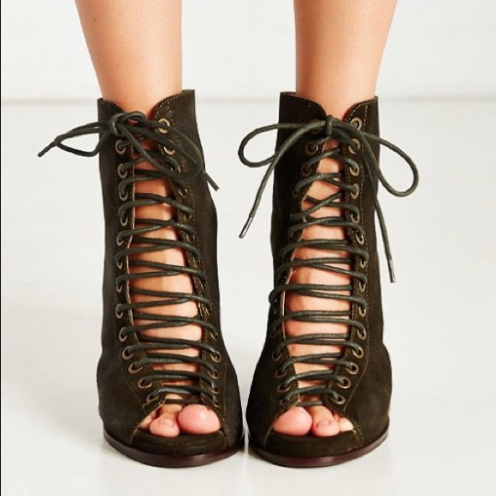 Jeffrey Campbell Lace Up Booties